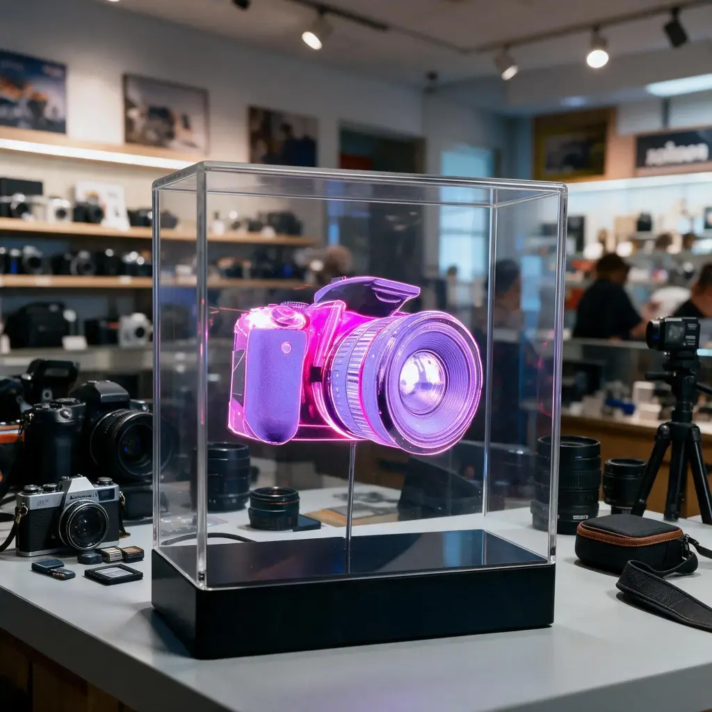 Holografico sobremesa cuadrado (P15 Desktop Model)