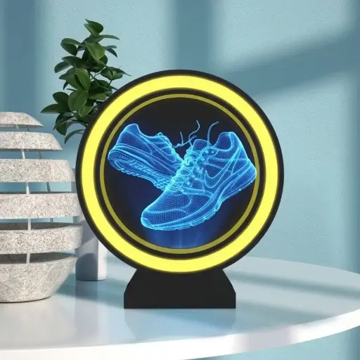 Holografico sobremesa RGB (15 cm with Colorful Cover)